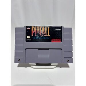 Pitfall The Mayan Adventure Super Nintendo SNES Tested‎ Cart Only
